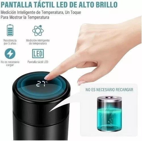 White Termo Botella